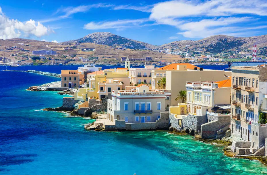 Vue de la Petite Venise de Syros